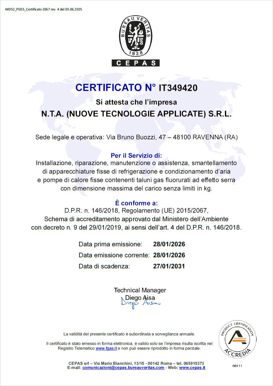 certificato di conformità